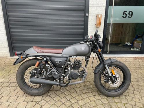 Brommer Archive café racer 50cc 2022 met sportuitlaat, Fietsen en Brommers, Brommers | Overige merken, Zo goed als nieuw, Klasse B (45 km/u)