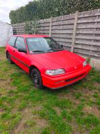 Honda civic ed6 1991 oldtimer gekeurd met roos formulier, Rouge, Boîte manuelle, 2 portes, Particulier