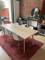 Table IKEA YPPERLIG et 6 chaises de salle à manger LIDÅS, Maison & Meubles, 150 à 200 cm, Cinq personnes ou plus, Scandinavisch