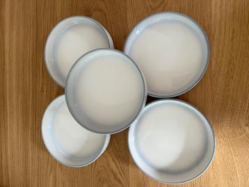 Lot de 5 assiettes / bols salins les bains beschikbaar voor biedingen