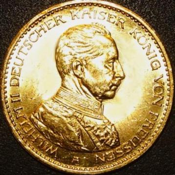 Or - Allemagne - 20 Mark - Wilhelm II - 1913, Enlèvement ou Envoi, Allemagne, Monnaie en vrac, Or
