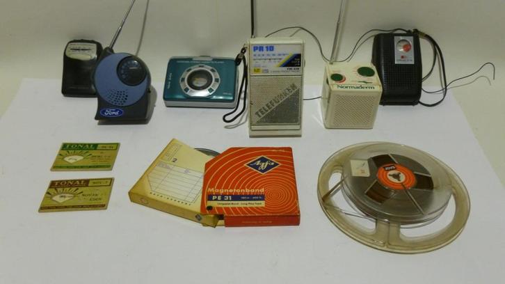 Lotje vintage audio artikelen., TV, Hi-fi & Vidéo, Radios, Utilisé, Radio, Enlèvement ou Envoi