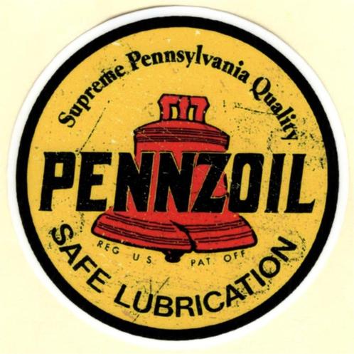Pennzoil Safe Lubrication sticker #6, Motoren, Accessoires | Stickers, Verzenden