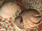 2 Houten hoedenmallen en staander, Antiek en Kunst, Curiosa en Brocante, Verzenden