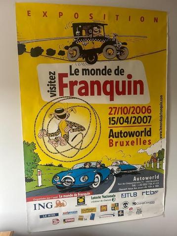 Rare Magnifique Affiche de Franquin en Très Bon état