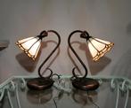 Paire de lampes style Tiffany (prix/pièce), Huis en Inrichting, Ophalen of Verzenden, Glas