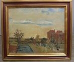 Piet GILLES, expressionistisch landschap, Antiek en Kunst, Ophalen of Verzenden