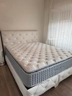 2 persoons bed, Ophalen, Zo goed als nieuw, Tweepersoons, Wit