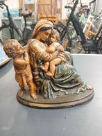 Beeld kalk Maria, Jezus en St.Janneke, Ophalen of Verzenden