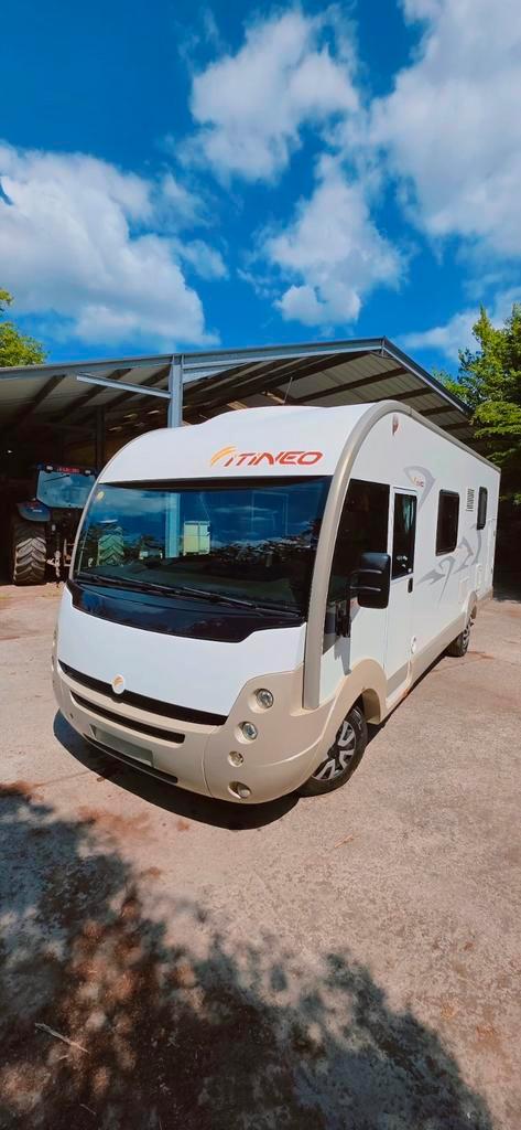 Mobilhome-Full Integraal-merk-ITINEO-740 Airco-dubbel bed, Caravans en Kamperen, Mobilhomes, Particulier, Integraal, tot en met 4