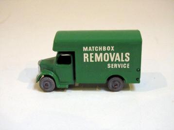 Bedford Removals Van 17a 1955 Lesney Matchbox Regular Wheels beschikbaar voor biedingen