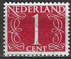 Nederland 1946 - Yvert 457 - Groot cijfer - 1 c.  (ST), Timbres & Monnaies, Timbres | Pays-Bas, Affranchi, Envoi