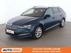 Skoda Superb 1.4 Plug-in Hybrid Ambition iV (bj 2022), Auto's, Skoda, Stof, Gebruikt, Blauw, 1395 cc