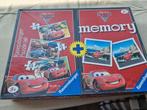 3 puzzels en memory cars, Kinderen en Baby's, Ophalen, 10 tot 50 stukjes, Zo goed als nieuw, 4 tot 6 jaar