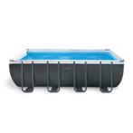 intex opzet zwembad, 300 cm of meer, 400 cm of meer, Gebruikt, Rechthoekig