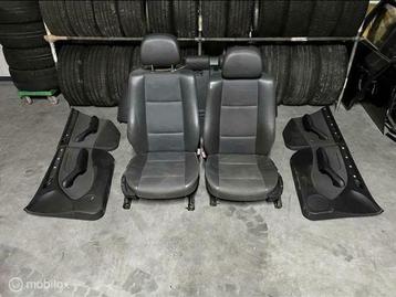 Interieur zwart BMW E46 touring / sedan - Half leder beschikbaar voor biedingen