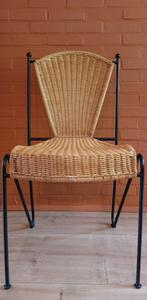 Eetkamerstoelen, Riet of Rotan, Vijf, Zes of meer stoelen, Gebruikt, Bruin