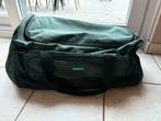 Reistas Benetton groen/zwart met 2 wielen, Handtassen en Accessoires, Tassen | Reistassen en Weekendtassen, Ophalen, Uitschuifbare handgreep