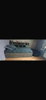 1 persoons bed + lade + bureau, Huis en Inrichting, Slaapkamer | Slaapbanken, Ophalen, Zo goed als nieuw