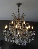 oude kroonluchter, met 13 LED lampen, Ophalen, Gebruikt