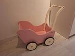 Houten poppenwagen, Ophalen