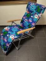Transat relax chaise longue bain de soleil vintage, Jardin & Terrasse, Comme neuf, Réglable, Enlèvement ou Envoi