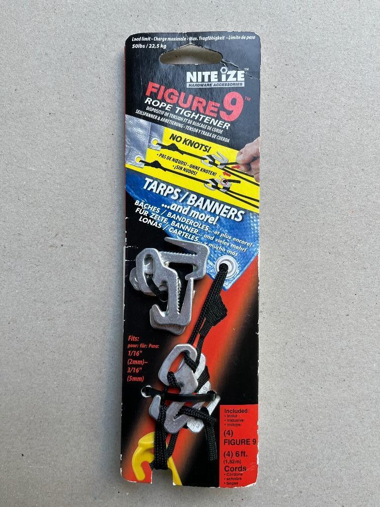 Nite Ize FIGURE 9 ROPE TIGHTENER (spanband), Enlèvement