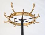 Brass & Metal Coat Stand by Jacques Adnet, vintage 1950s, Ophalen, Zo goed als nieuw, Metaal, Staande kapstok