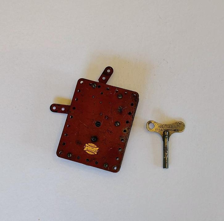 MECCANO VEERMOTOR 1A, Antiek en Kunst, Antiek | Speelgoed, Ophalen of Verzenden