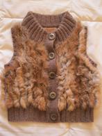 Mouwloos vest van alpaca en wol - 6 jaar, Kinderen en Baby's, Meisje, Trui of Vest, Gebruikt, Essentiel