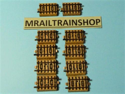 5108 MARKLIN HO - 10 x RAILS DROITS/VOIES DROITS/TRACK 4.5 c, Hobby & Loisirs créatifs, Trains miniatures | HO, Utilisé, Rails