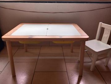 Reservé - meuble / table enfant Flisat Ikea