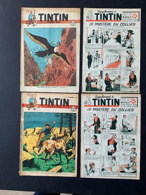 Tintin 35.37 2ème année AVEC SUPPLEMENT, Livres, BD, Utilisé, Plusieurs BD, Enlèvement ou Envoi