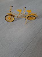Vintage miniatuur fiets tandem, Ophalen of Verzenden