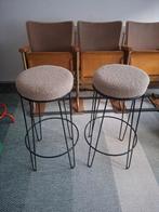 set design barkrukken metaal stof, Huis en Inrichting, Barkrukken, Ophalen, Metaal