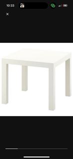 Lack tafeltje wit ikea 55x55cm (3 tafeltjes in totaal), Enlèvement, Utilisé