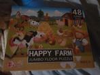 Happy farm jumbo floor puzzle, Kinderen en Baby's, Speelgoed | Kinderpuzzels, Nieuw, Ophalen