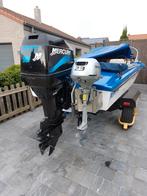 Speedboot 90pk volledig gerenoveerd en vaarklaar met Belgisc, Ophalen, 70 tot 120 pk, Zo goed als nieuw, 3 tot 6 meter