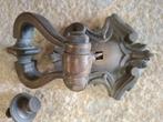 Massieve koperen/bronzen deurklopper, Ophalen, Gebruikt, 80 tot 100 cm, Buitendeur