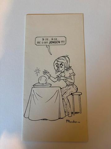 Merho zeldzaam geboortekaartje 1995 beschikbaar voor biedingen
