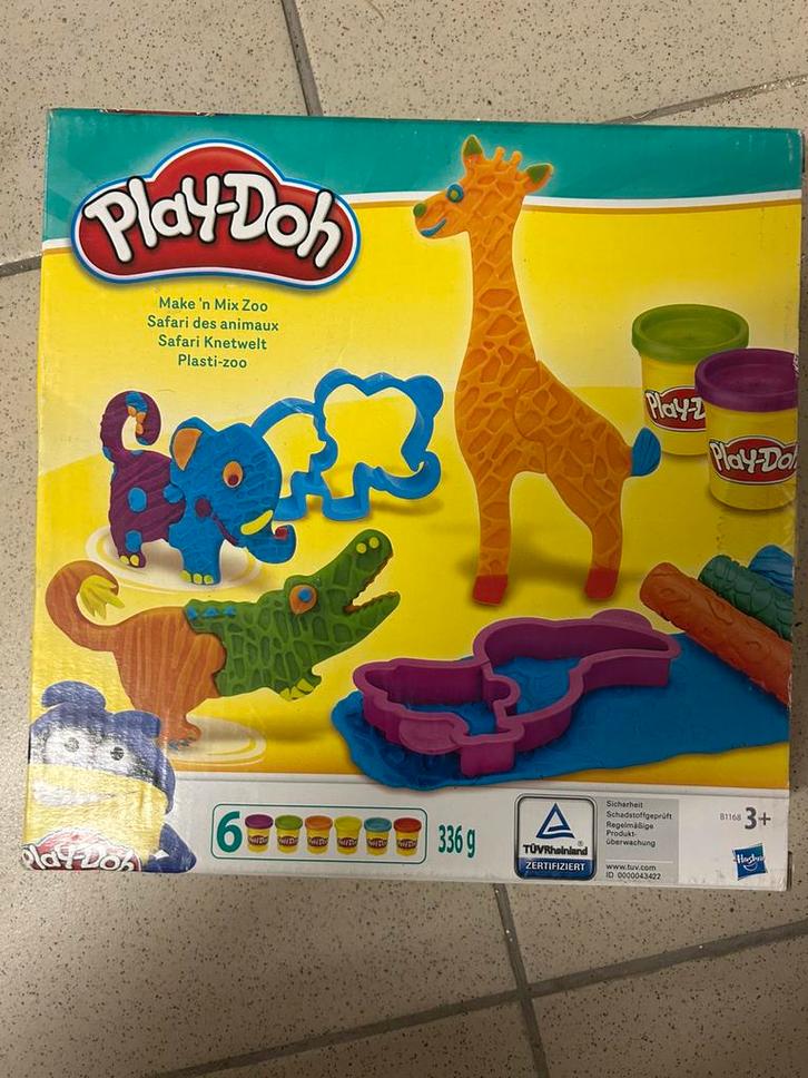Play-Doh safari en zoo, Kinderen en Baby's, Speelgoed | Educatief en Creatief, Zo goed als nieuw, Ophalen of Verzenden