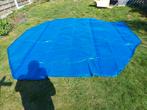 Zeil dik blauw, Tuin en Terras, Zwembad-toebehoren, Ophalen, Nieuw, Afdekzeil