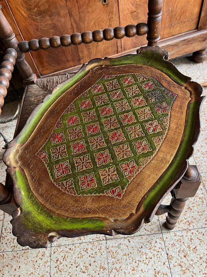 Ancien plateau de service en bois, Antiek en Kunst, Antiek | Schalen, Ophalen of Verzenden