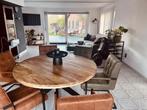 Ronde eettafel mango + 6 eetkamerstoelen, Huis en Inrichting, Ophalen, Rond