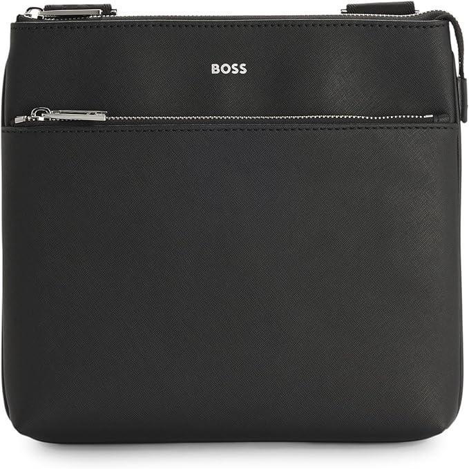 BOSS | XL Schoudertas | GRATIS LEVERING, Handtassen en Accessoires, Tassen | Schoudertassen, Nieuw, Overige merken, Zwart, Leer