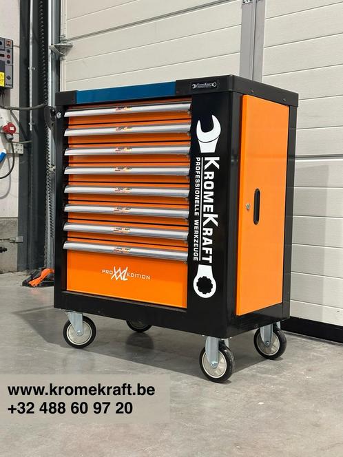 NIEUW XXL 9 Laden Gereedschapkar + GRATIS Momentsleutel, Doe-het-zelf en Bouw, Gereedschapskisten, Nieuw, Gevuld, Ophalen