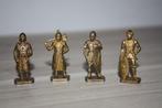 Metal figuren Kinder  , Hunnen , compleet reeks v 4, Verzamelen, Verrassingseieren, Ophalen of Verzenden, Gebruikt, Overige typen