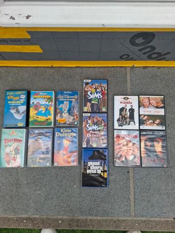 Lot de 6 vidéos, 4 DVD, 2 jeux PC, 1 jeu PS4, Enlèvement ou Envoi, Tous les âges, Autres genres, Utilisé