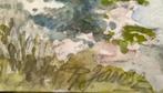 Romain Jarocz. Militaire aquarel. 1918. Soldaten., Antiek en Kunst, Verzenden