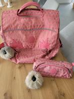 Kipling boekentas + pennenzak, Handtassen en Accessoires, Tassen | Schooltassen, Ophalen, Gebruikt, Rugtas